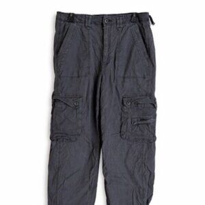 American Eagle Cargo Pants Dark Charcoal Utility Pants 12